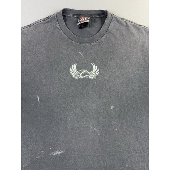 Rare Vintage Y2K Orange County Choppers New York Flames Faded Longsleeve XL Tee - Picture 9 of 15